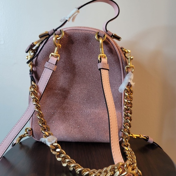 Moschino Mini Barbie Pink Glitter Backpack/ Crossbody main image 8